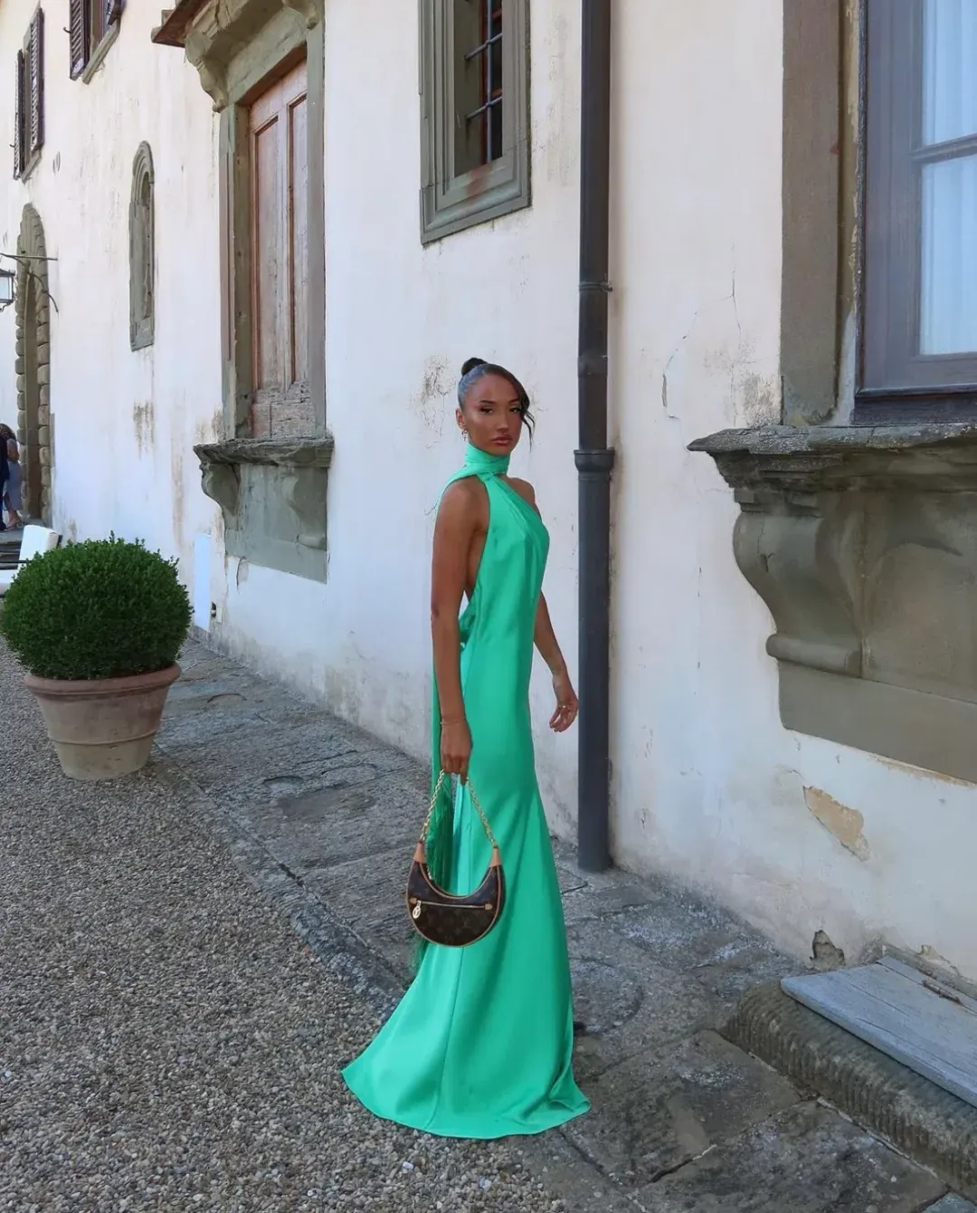 Rat & Boa Azzara Dress in Green Size AU 8 for rent on The Volte - main image