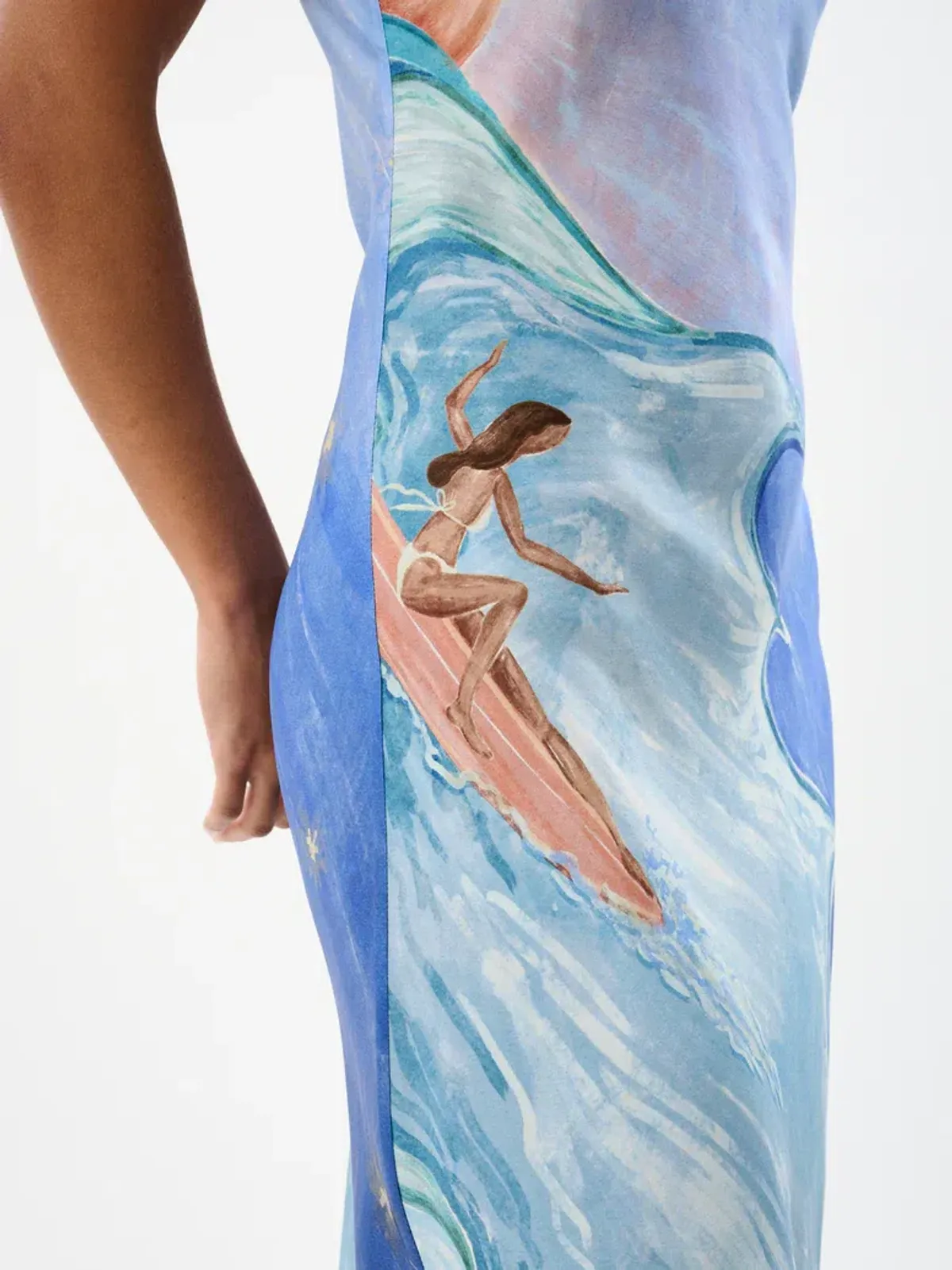 Roame Wessex Slip Dress in Apres Surf Size 12 - Image 4