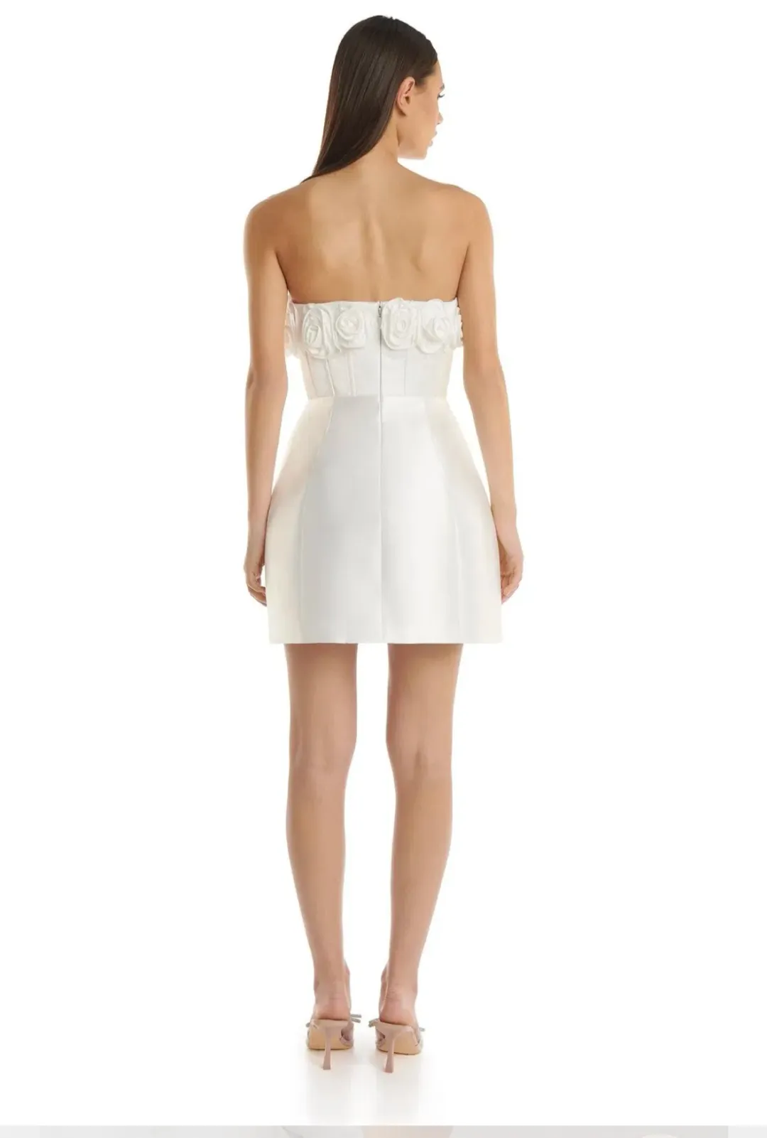 Eliya the Label Tehanni Dress in White Size S/Au 8  for rent on The Volte - main image