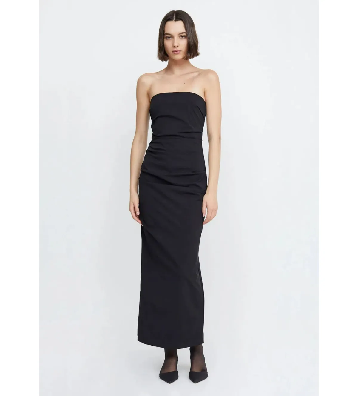 Bec & Bridge Zelie Strapless Maxi Dress Black Size AU 10 - Image 1
