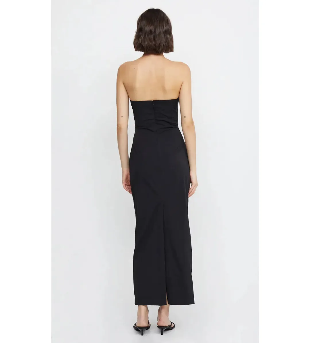 Bec & Bridge Zelie Strapless Maxi Dress Black Size AU 10 for rent on The Volte - main image