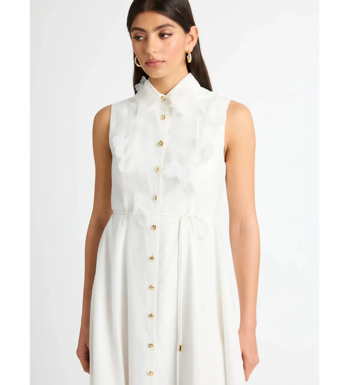 Sheike Rose Garden Maxi Dress White Size AU 10 - Image 2