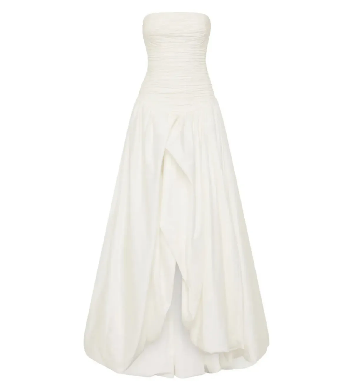 Aje Violette Bubble Hem Maxi Dress Ivory Size AU 12 - Image 4