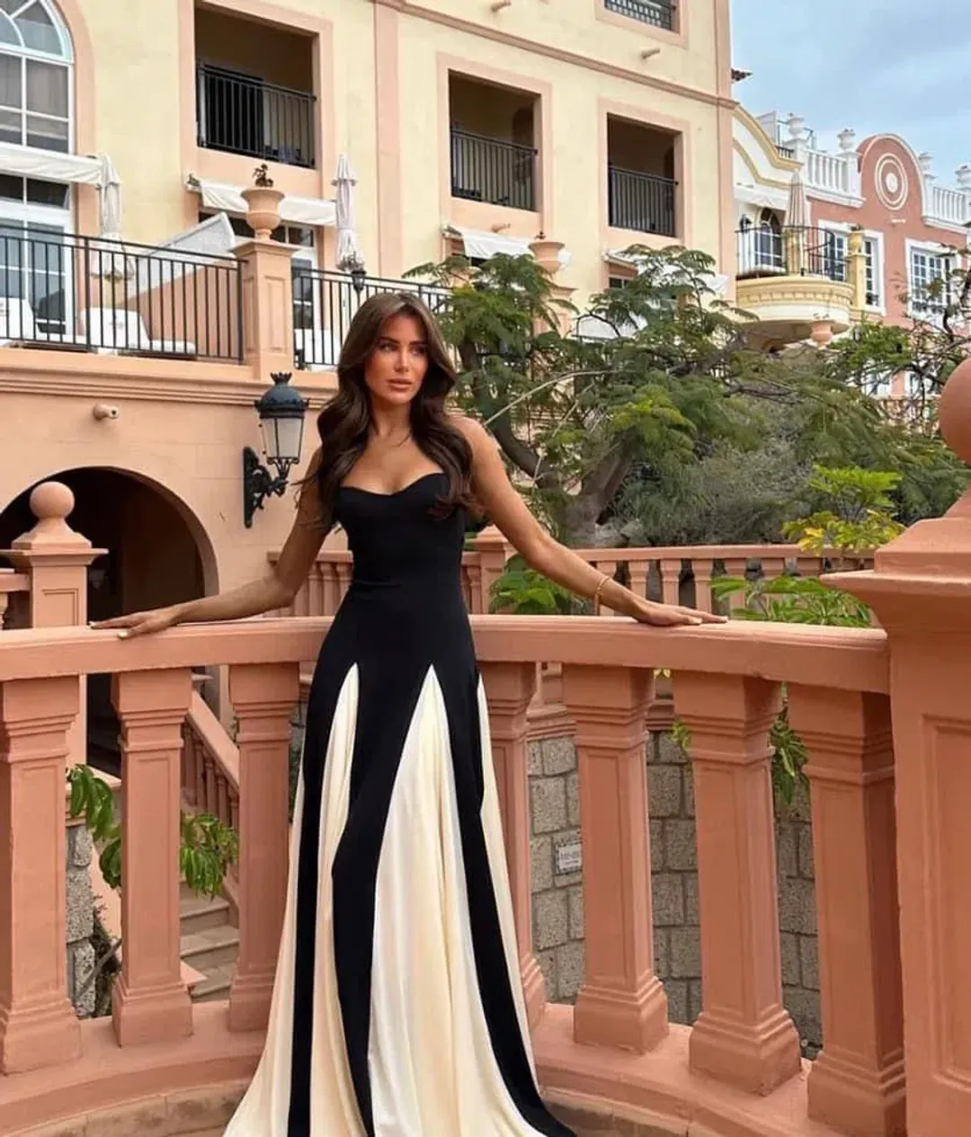 Arcina Ori Paloma Dress Black/White Size XL / AU 14 for rent on The Volte - main image