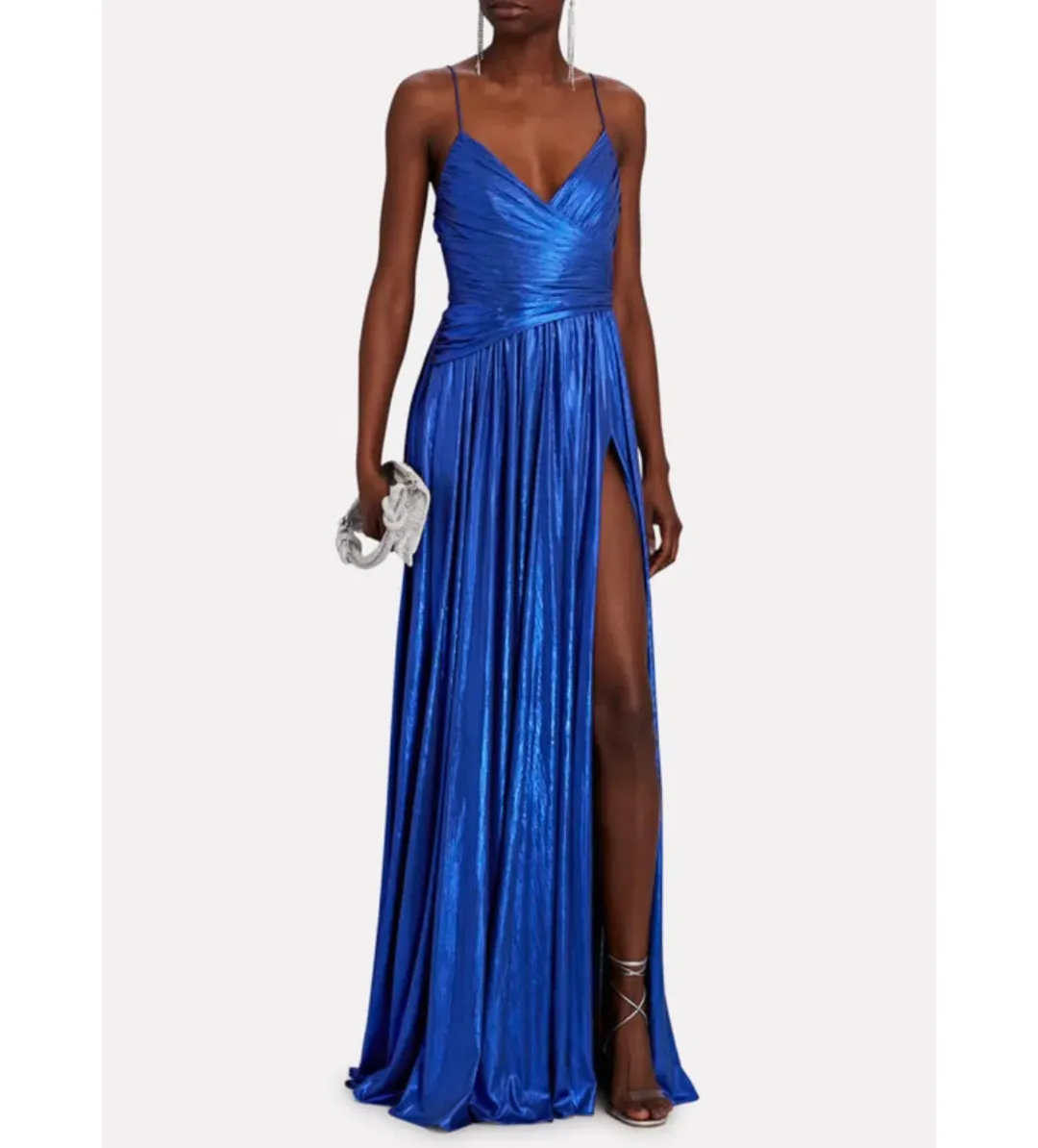 Retrofete Doss Dress Cobalt Blue Size AU 12 for rent on The Volte - main image