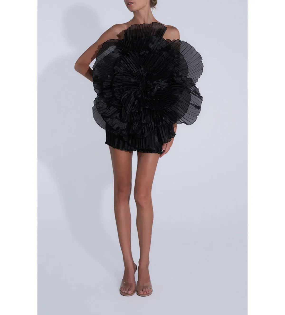 L’Idee Fleur Mini Dress Noir Size AU 6 - Image 1