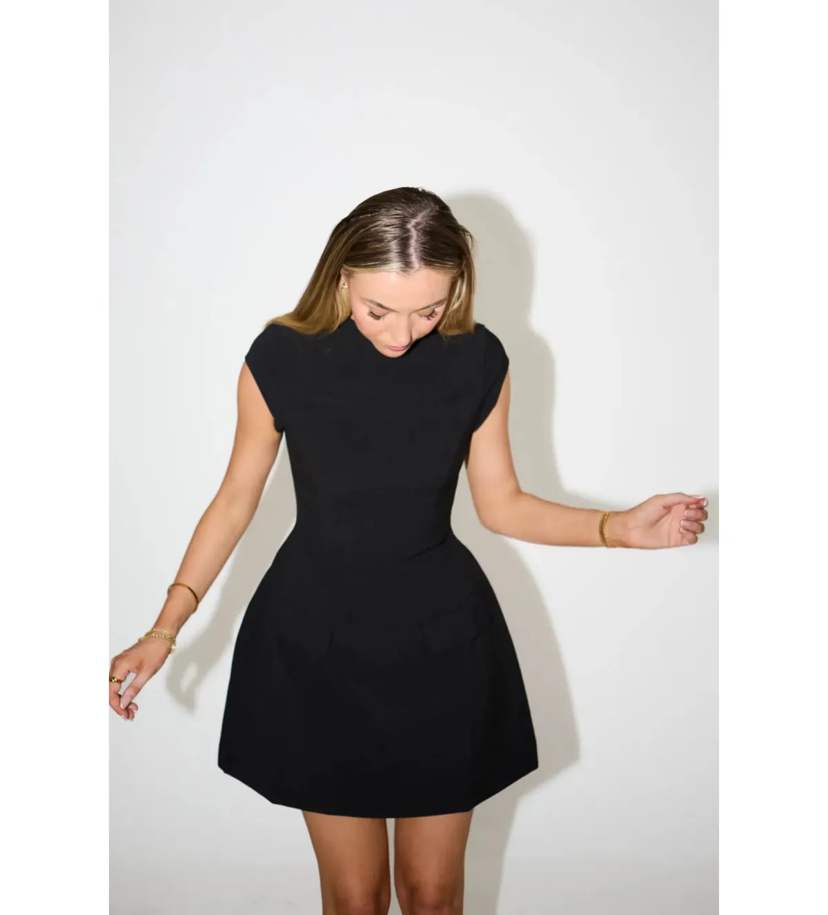 Odd Muse Ultimate Muse Cap Sleeve Mini Dress Black Size XS / AU 6 - Image 3
