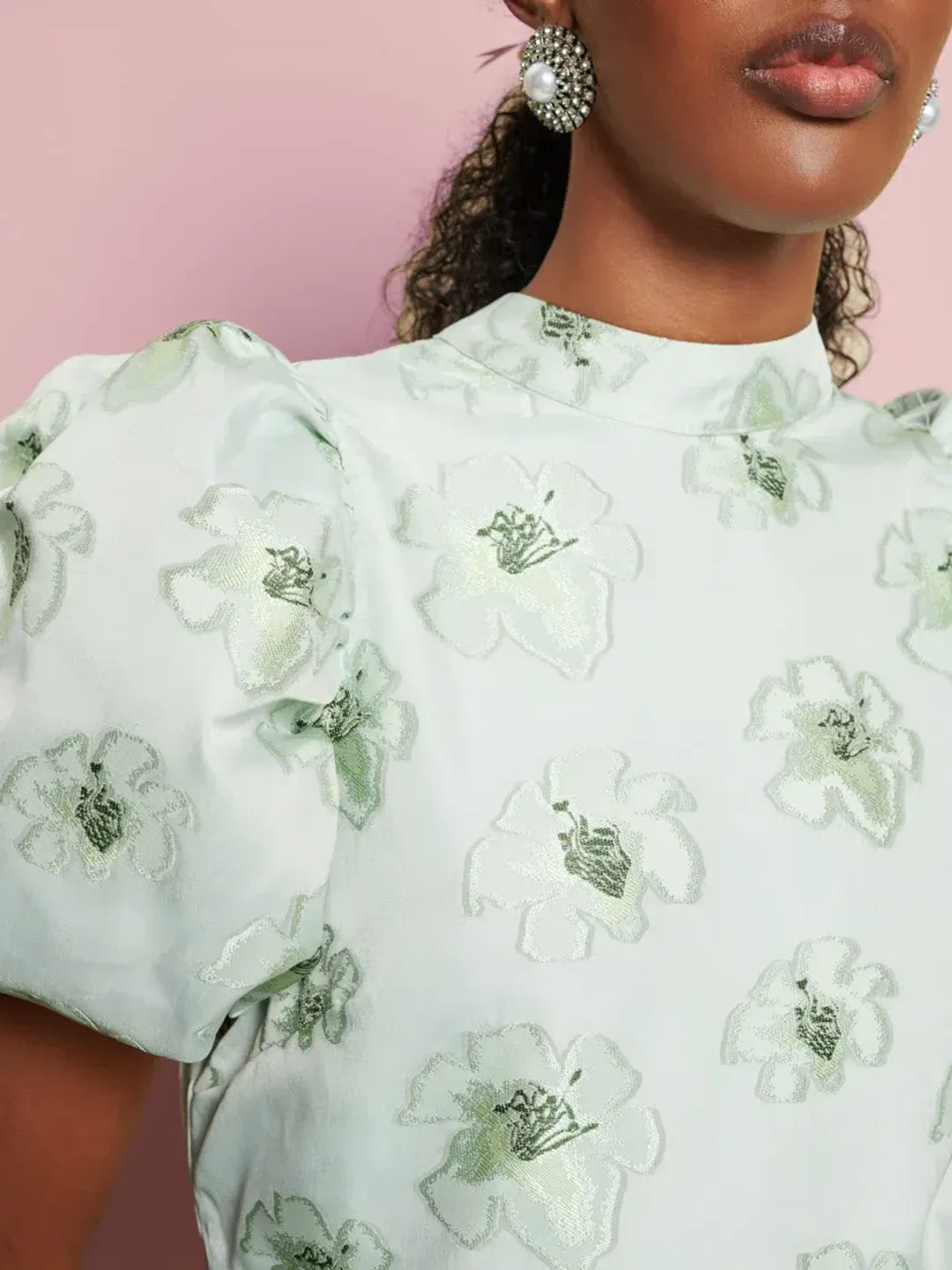 Sister Jane Dream Willow Floral Maxi Dress Sage Green Size S / AU 8 for rent on The Volte - main image