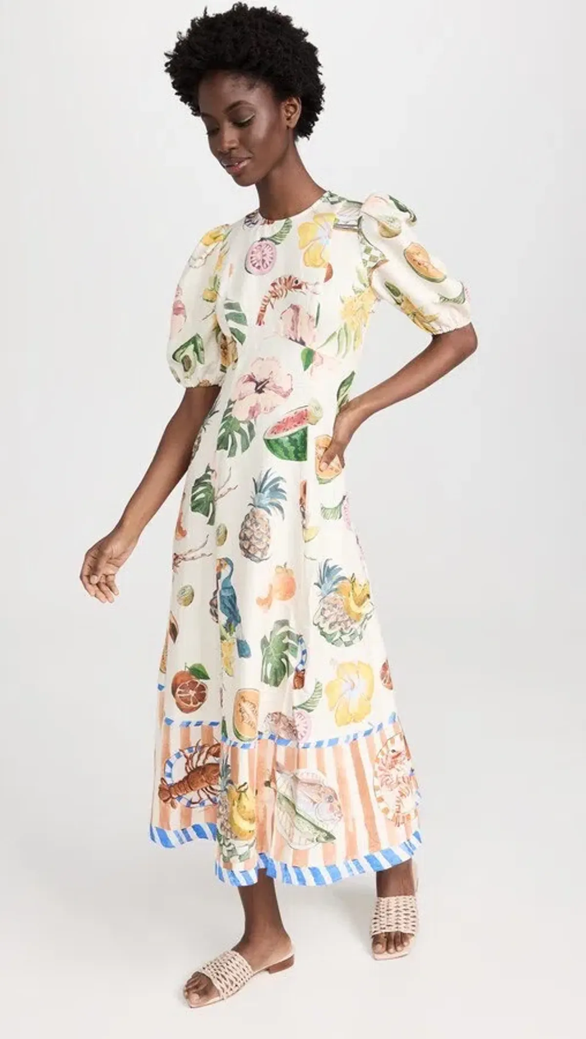 Alemais Theo Midi Dress Multi Size 12 AU - Image 19