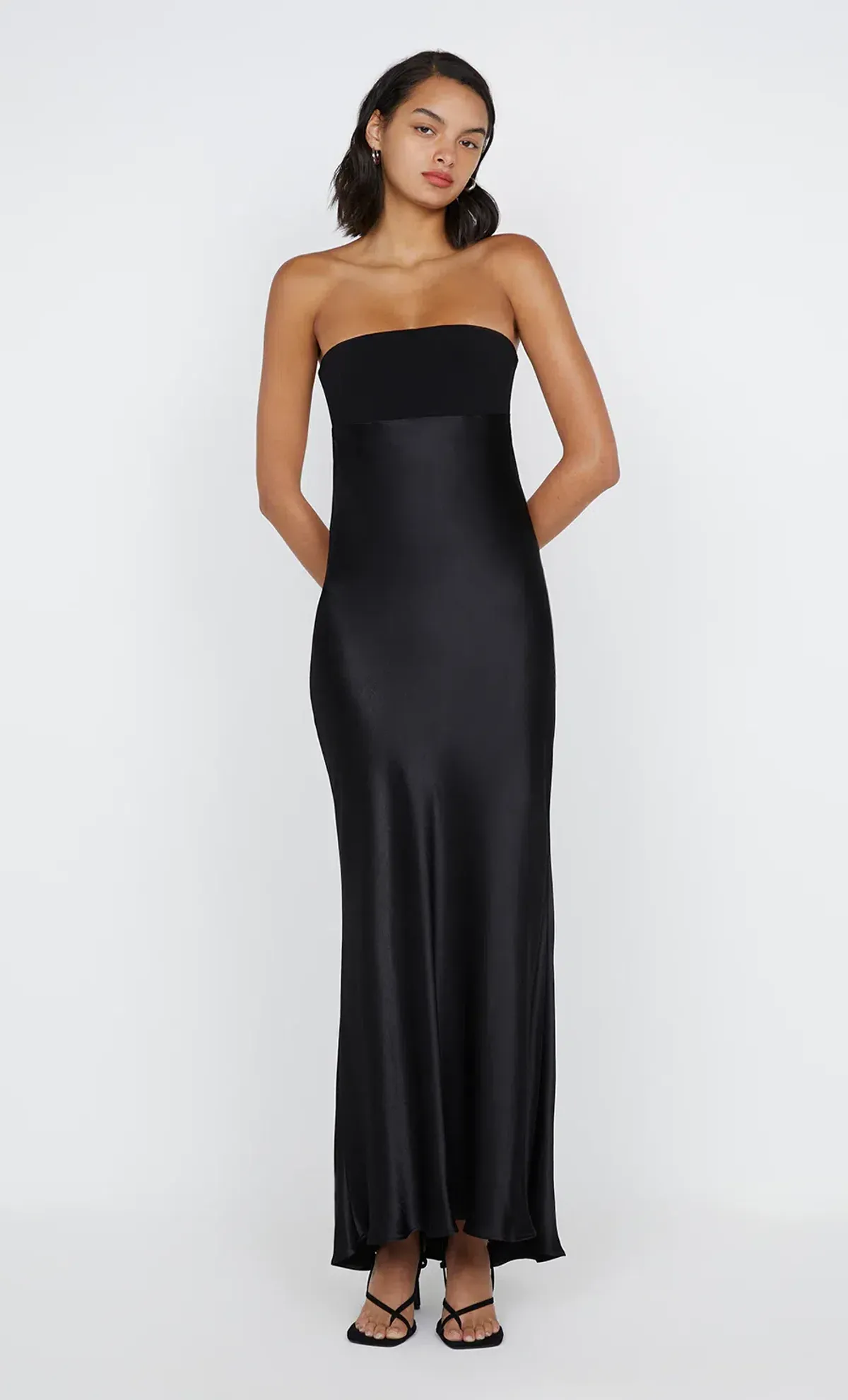 Bec & Bridge Zari Strapless Maxi Dress Black Size 10  - Image 5