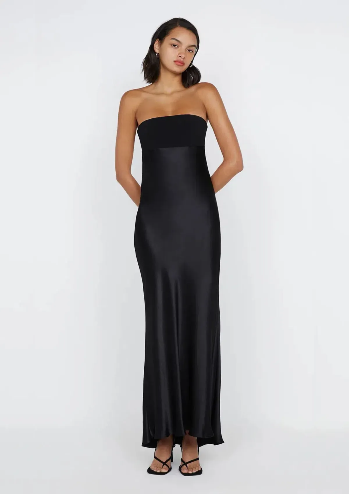 Bec & Bridge Zari Strapless Maxi Dress Black Size 10  - Image 1