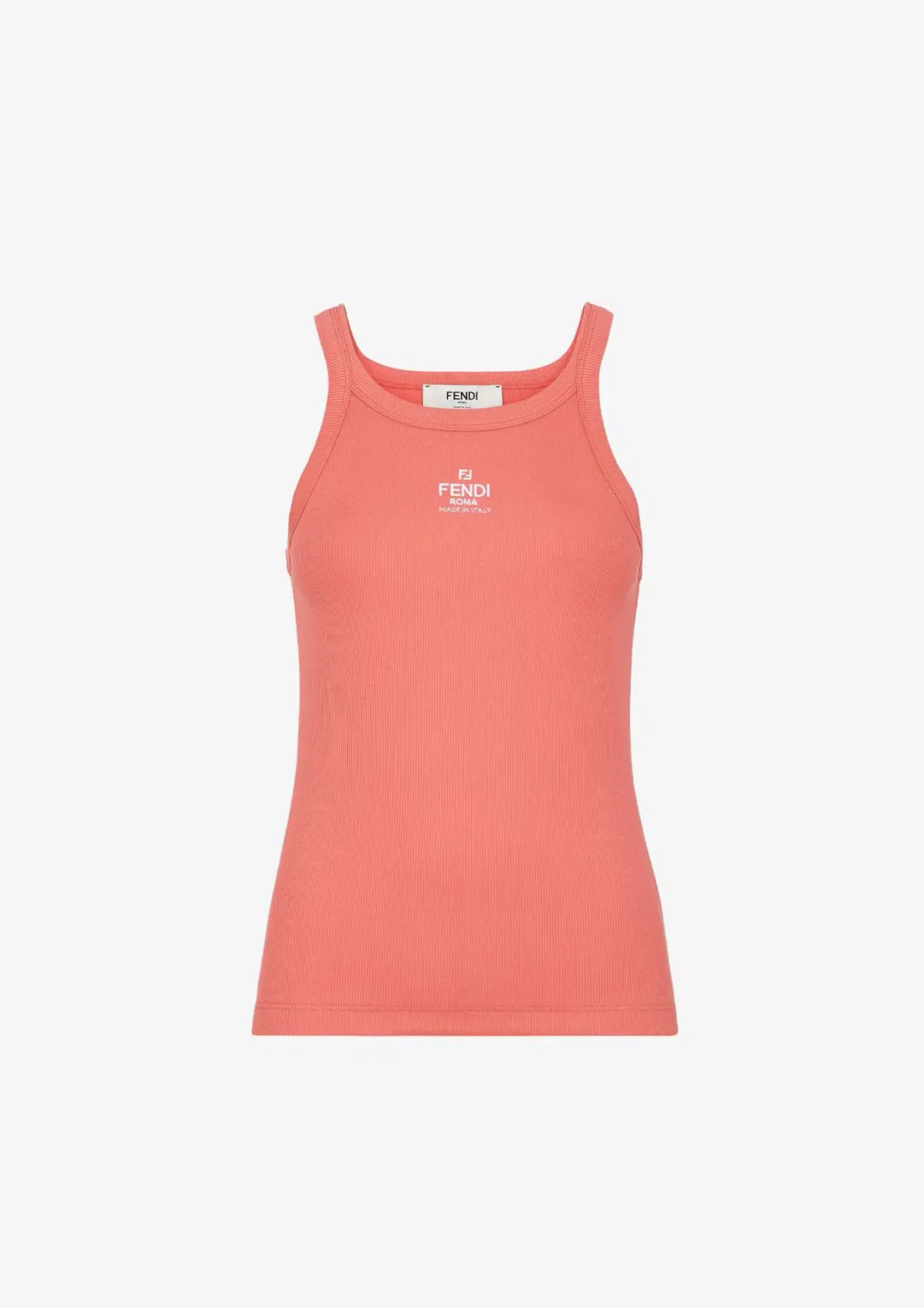 Fendi Cotton Top Salmon Pink Size XS / AU 6 - Image 1
