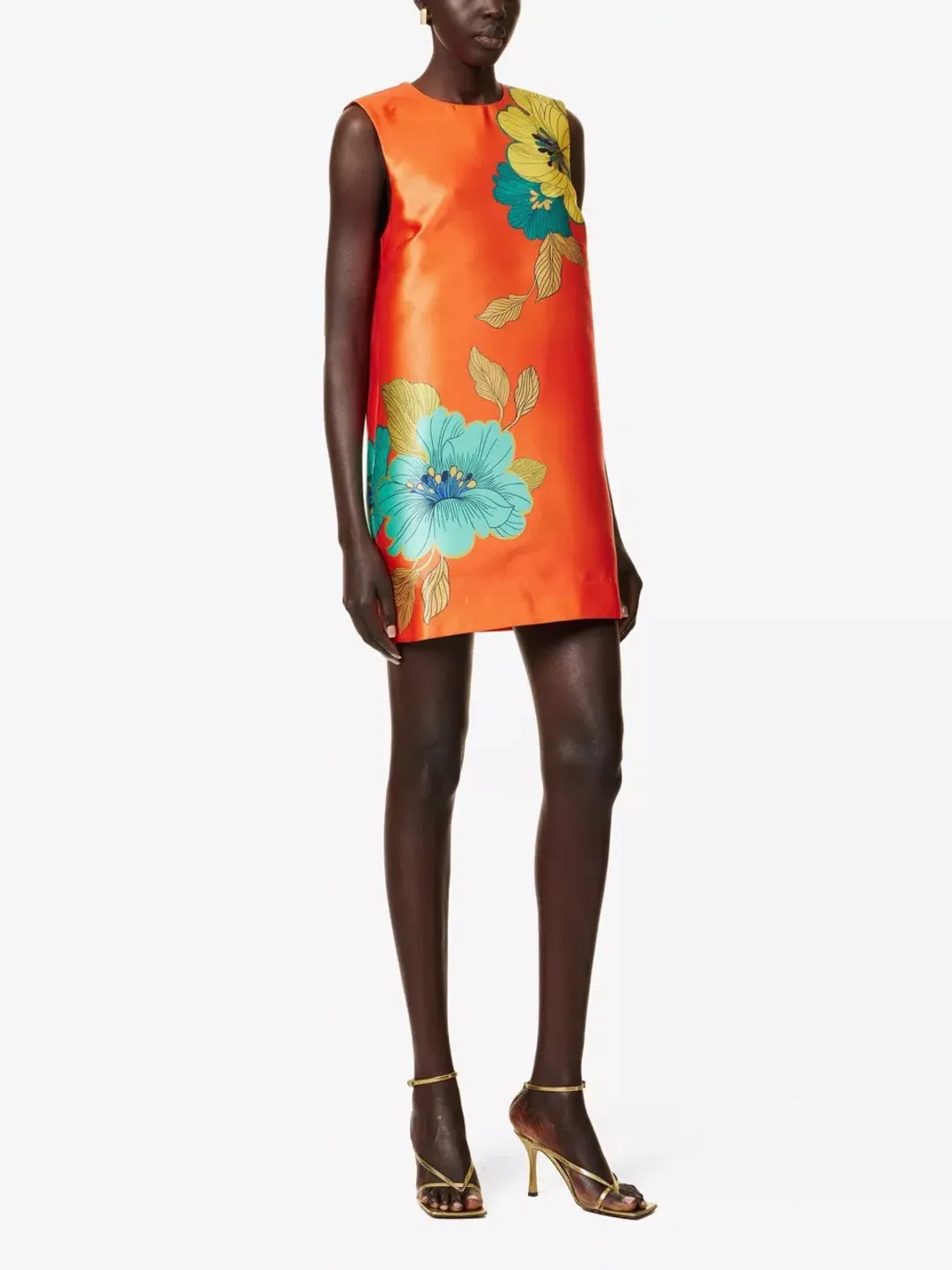  Alemais Piato Mini Dress Marigold Orange Size 10 for rent on The Volte - main image