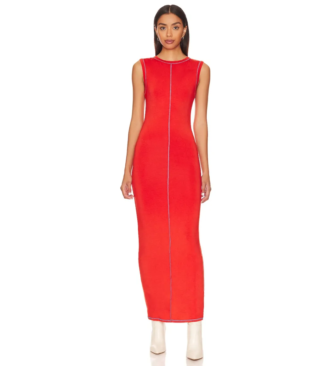 The Line By K Inez Dress Persimon Size 8 for rent on The Volte - main image
