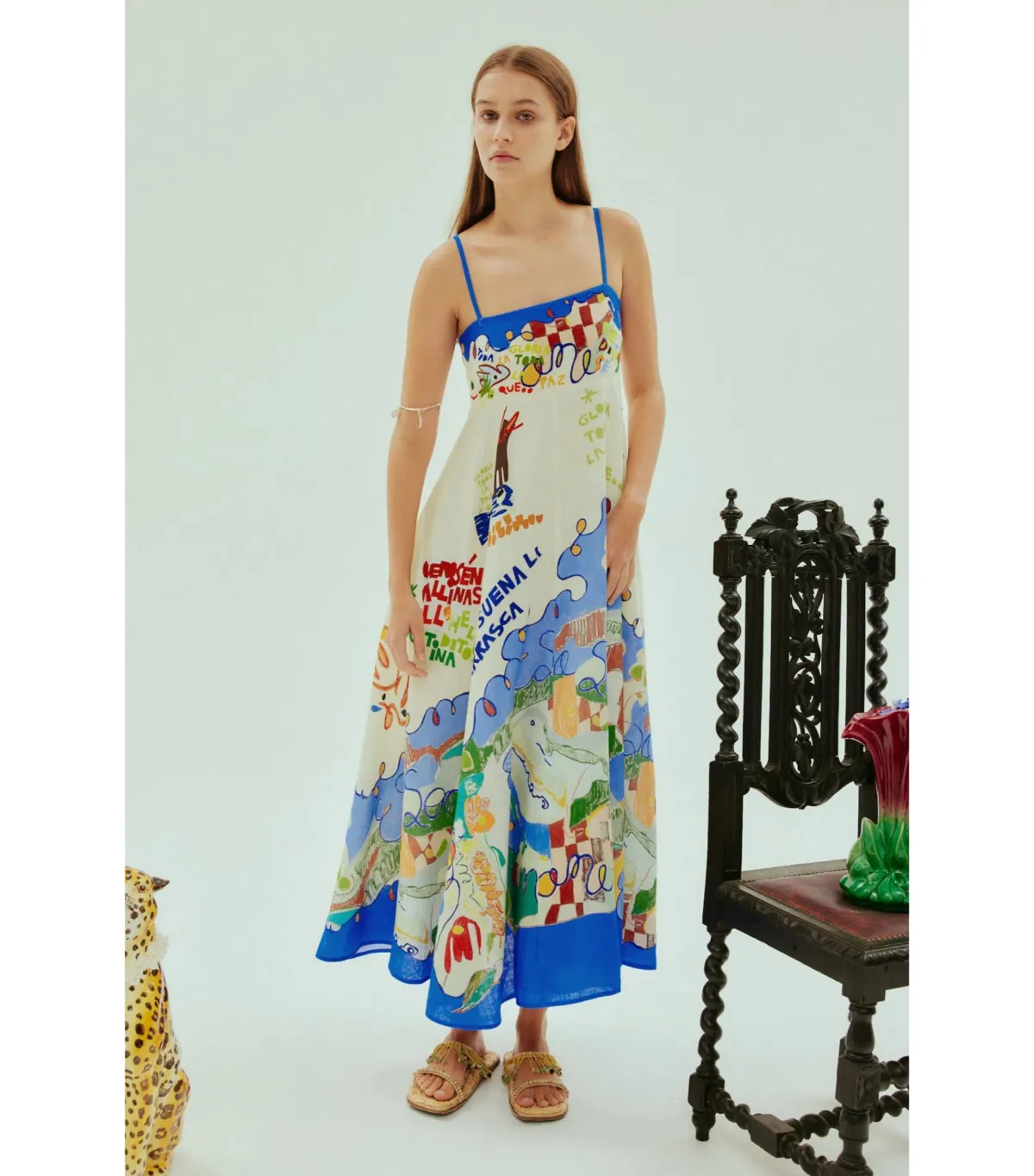 Alemais Nadia Sundress Print Size AU 8  - Image 1