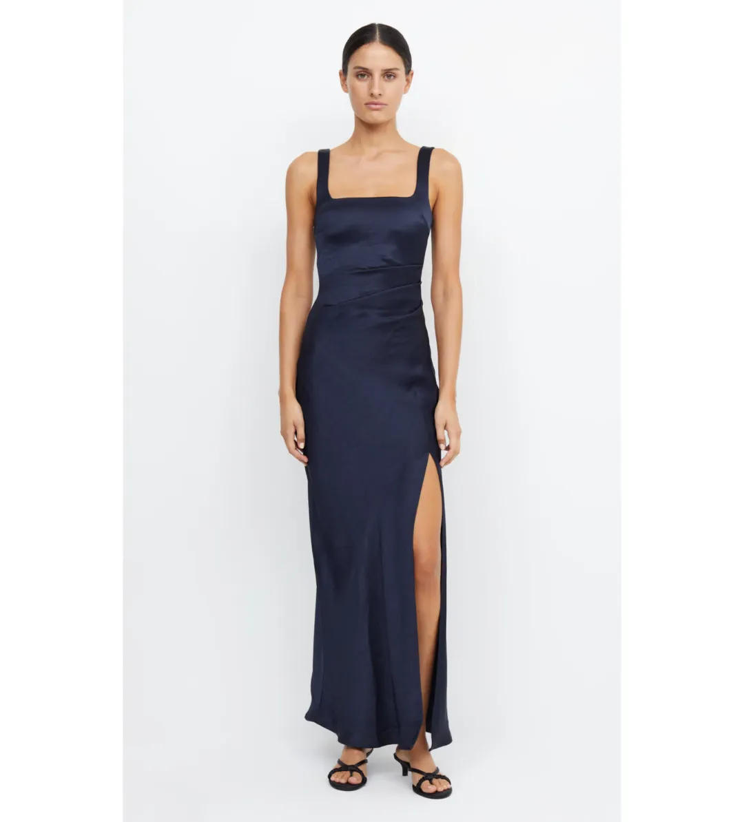 Bec & Bridge Dress The Dreamer Square Neck Dress Ink Size 8 for rent on The Volte - main image