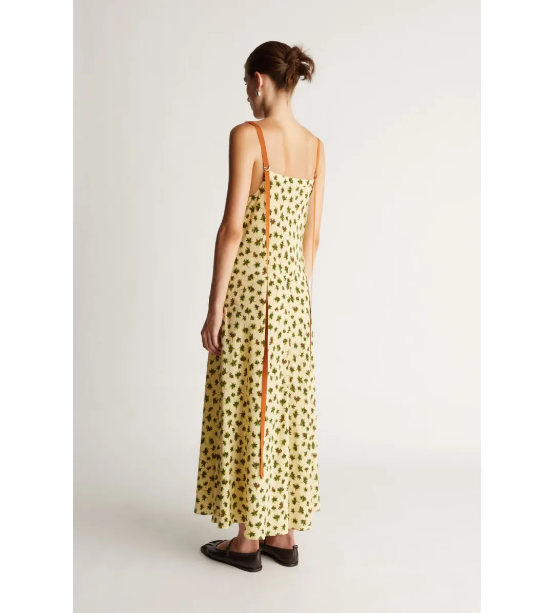 Lee Matthews Daphne Apron Dress Yellow Size 0/Au  for rent on The Volte - main image