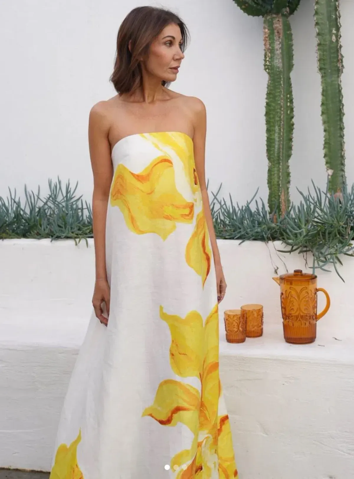 Acler Hopton Dress in Ivory Calla Lily Size AU 8 - Image 5