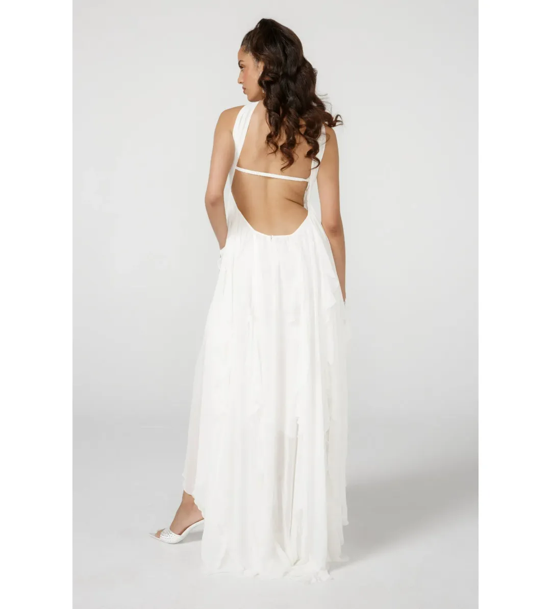 Nana Jacqueline Mariah Dress in White Size AU 8 for rent on The Volte - main image