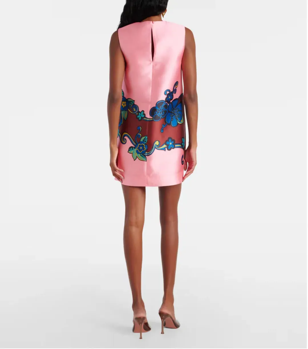 Alémais Azalea Floral Mini Dress Pink Floral Size AU 16 for rent on The Volte - main image