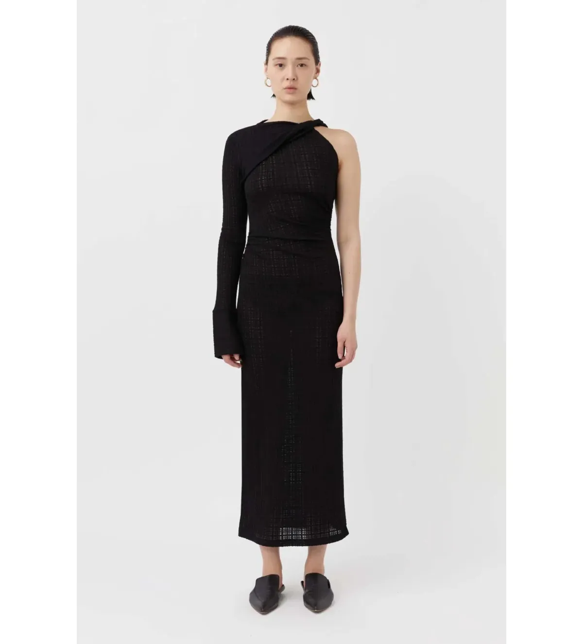 Camilla & Marc Cypress Midi Dress Black Size AU 14 - Image 1