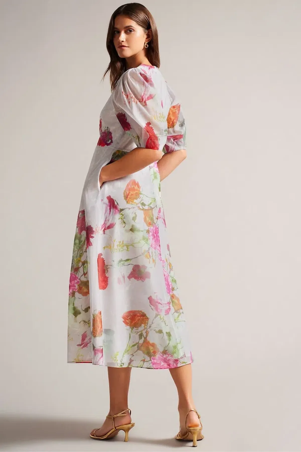 Ted Baker Mekayla Empire Midi Dress Size 5 / AU 16 - Image 2