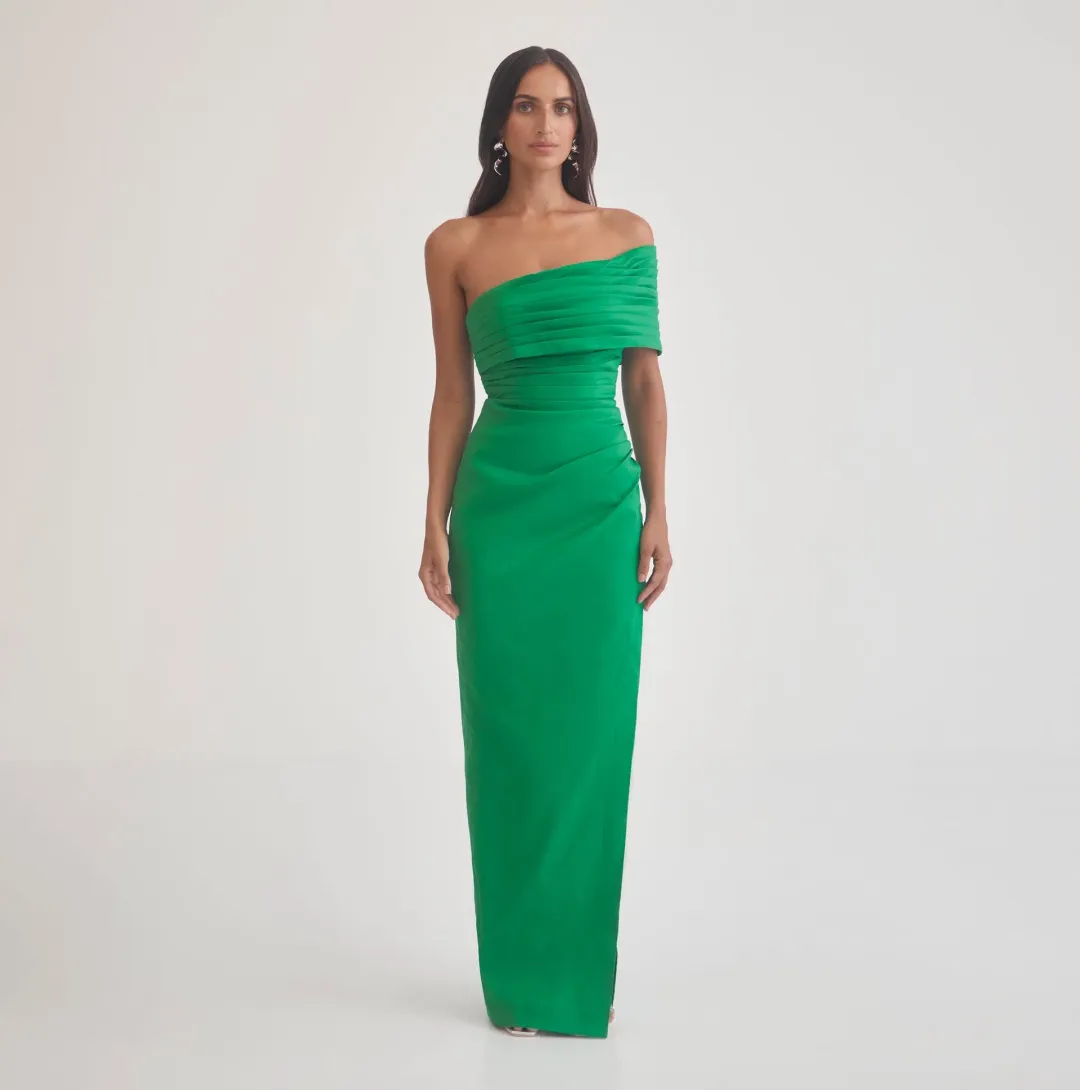 Sheike Giselle Gown Jade Green Size 10 for rent on The Volte - main image
