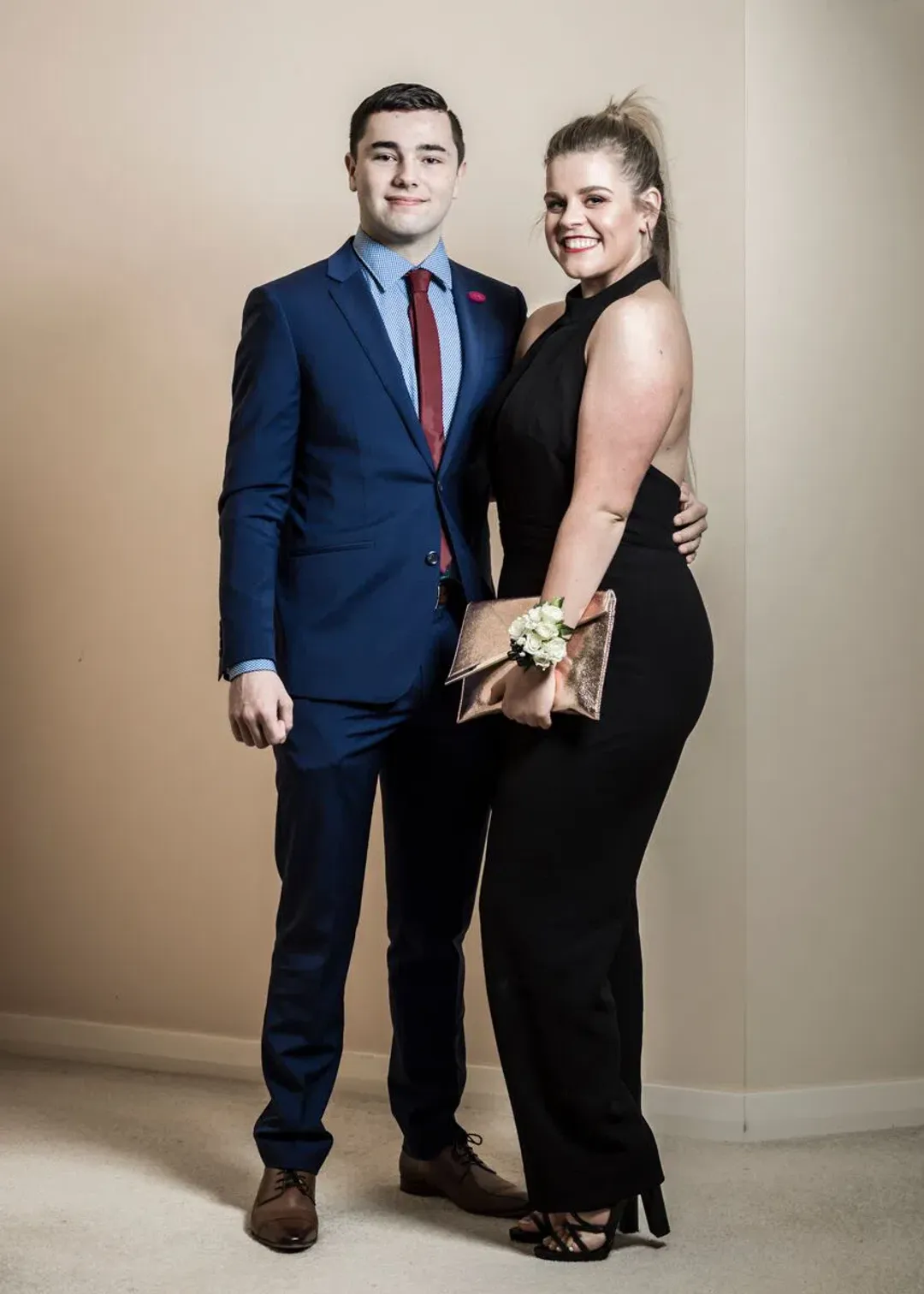 Ruth Tate  Halterneck Jumpsuit Black Size 14 for rent on The Volte - main image