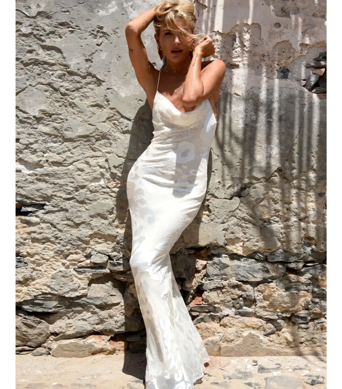 Rat and Boa Primrose Dress Cream Size M/Au 10 - Image 1