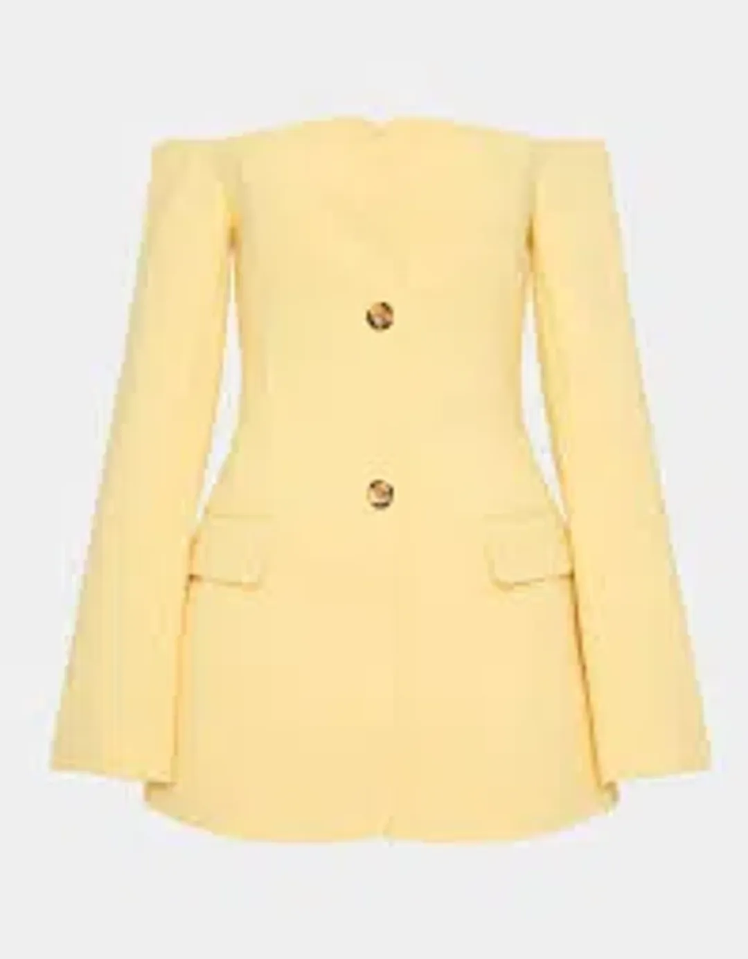 Sir The Label Sandrine Tailored Mini Dress in Limone Size 2 / 10 for rent on The Volte - main image