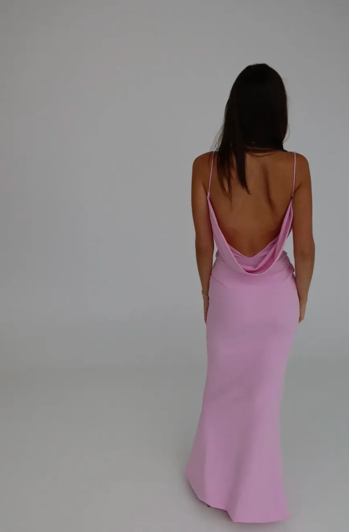 Effie Kats Havilland Gown Taffy Pink XS/Au 6 - Image 7