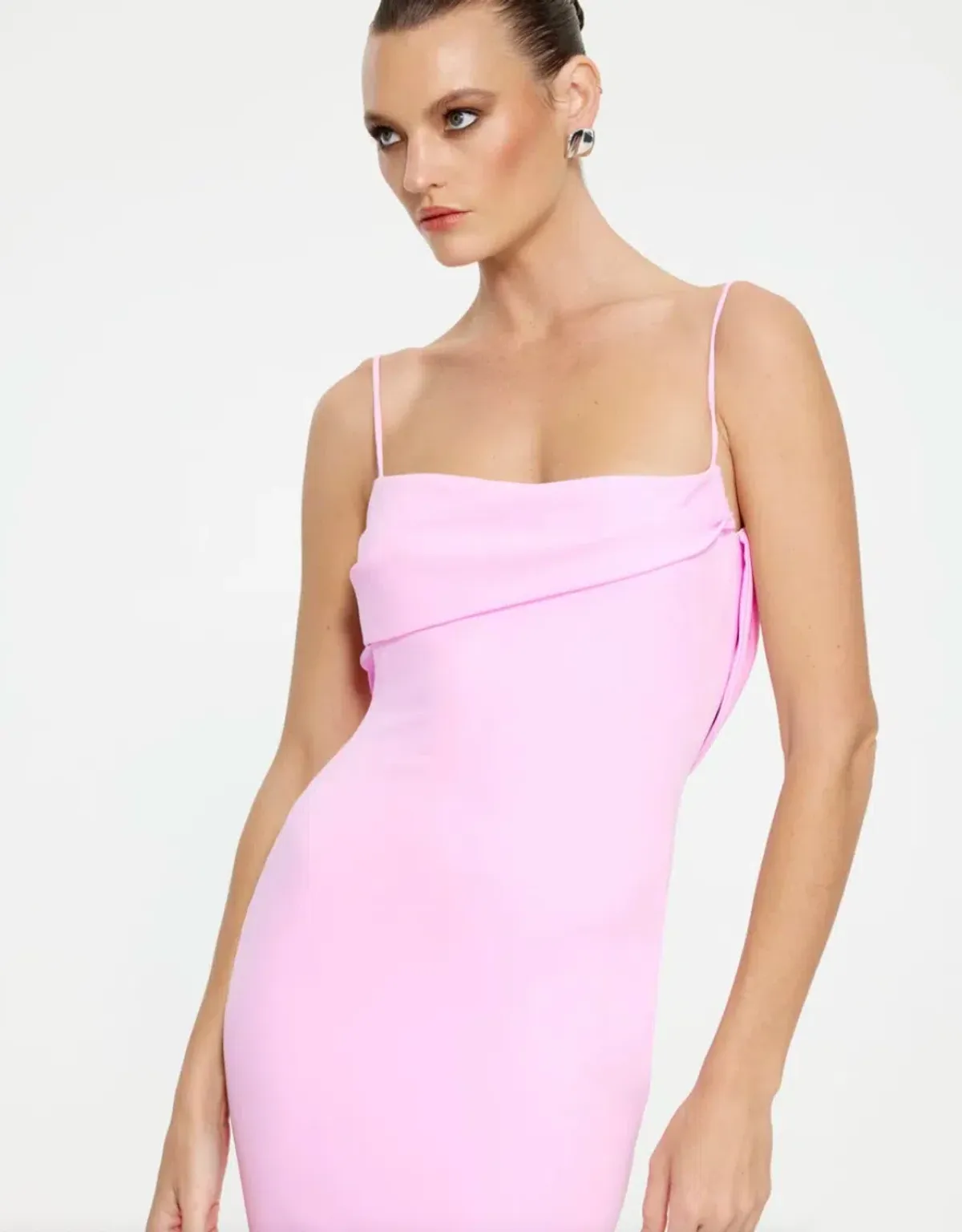 Effie Kats Havilland Gown Taffy Pink XS/Au 6 - Image 2