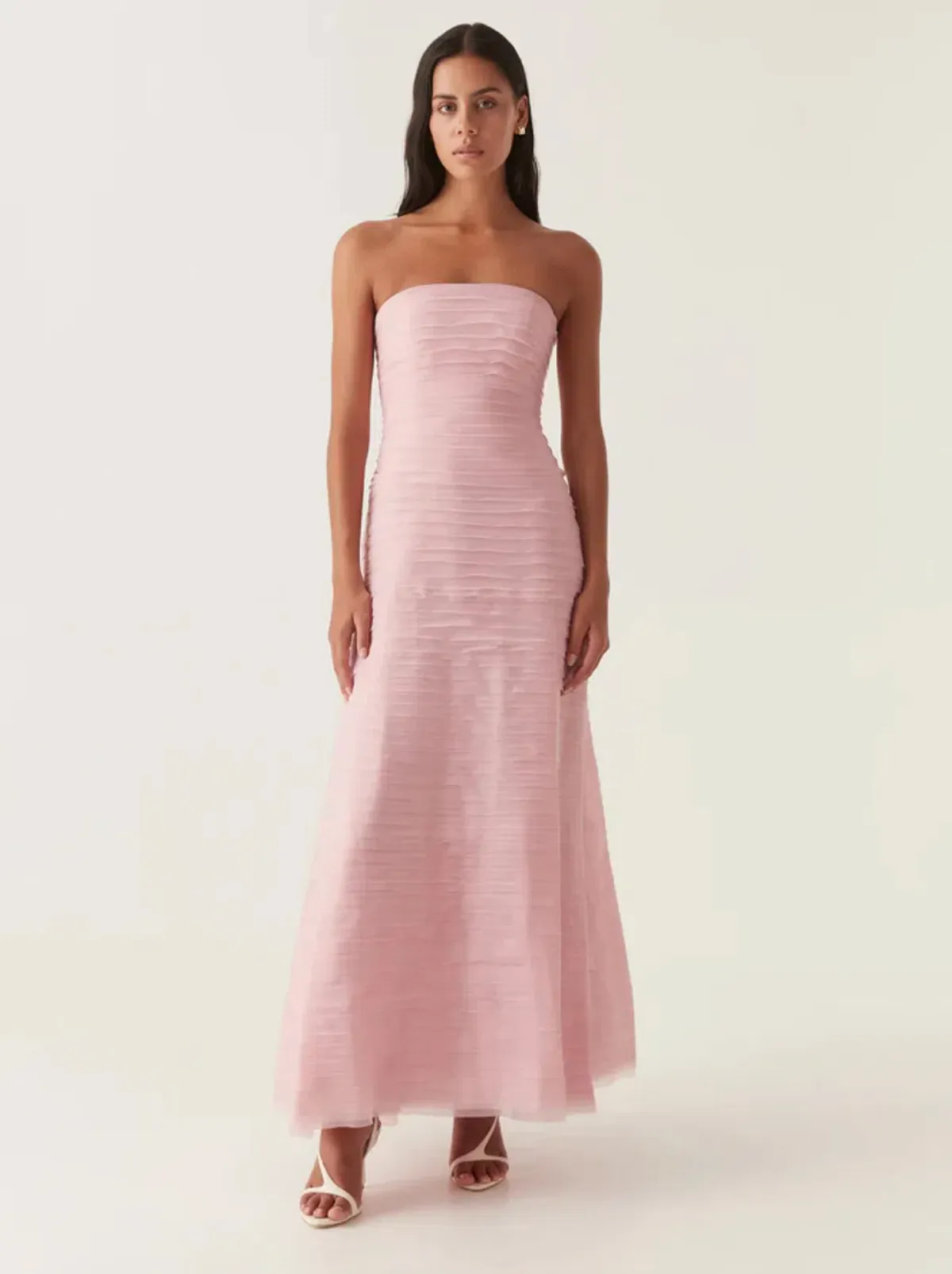 Aje Soundscape Maxi Dress Pink Size 6 - Image 1