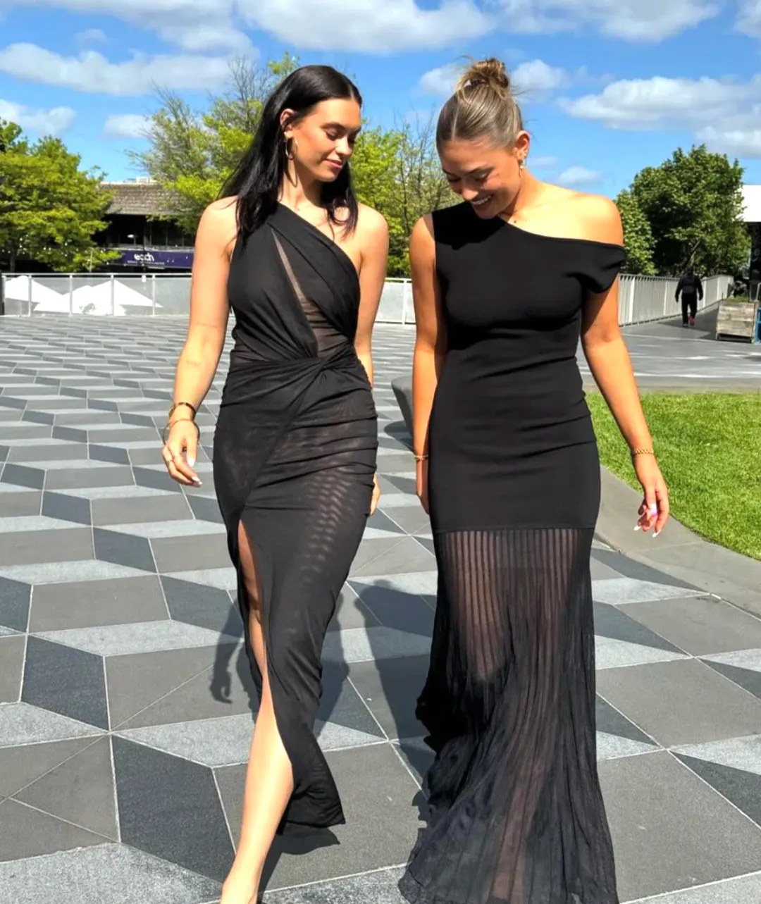 Sir the Label Indigo Twist Dress Black Size 10 for rent on The Volte - main image