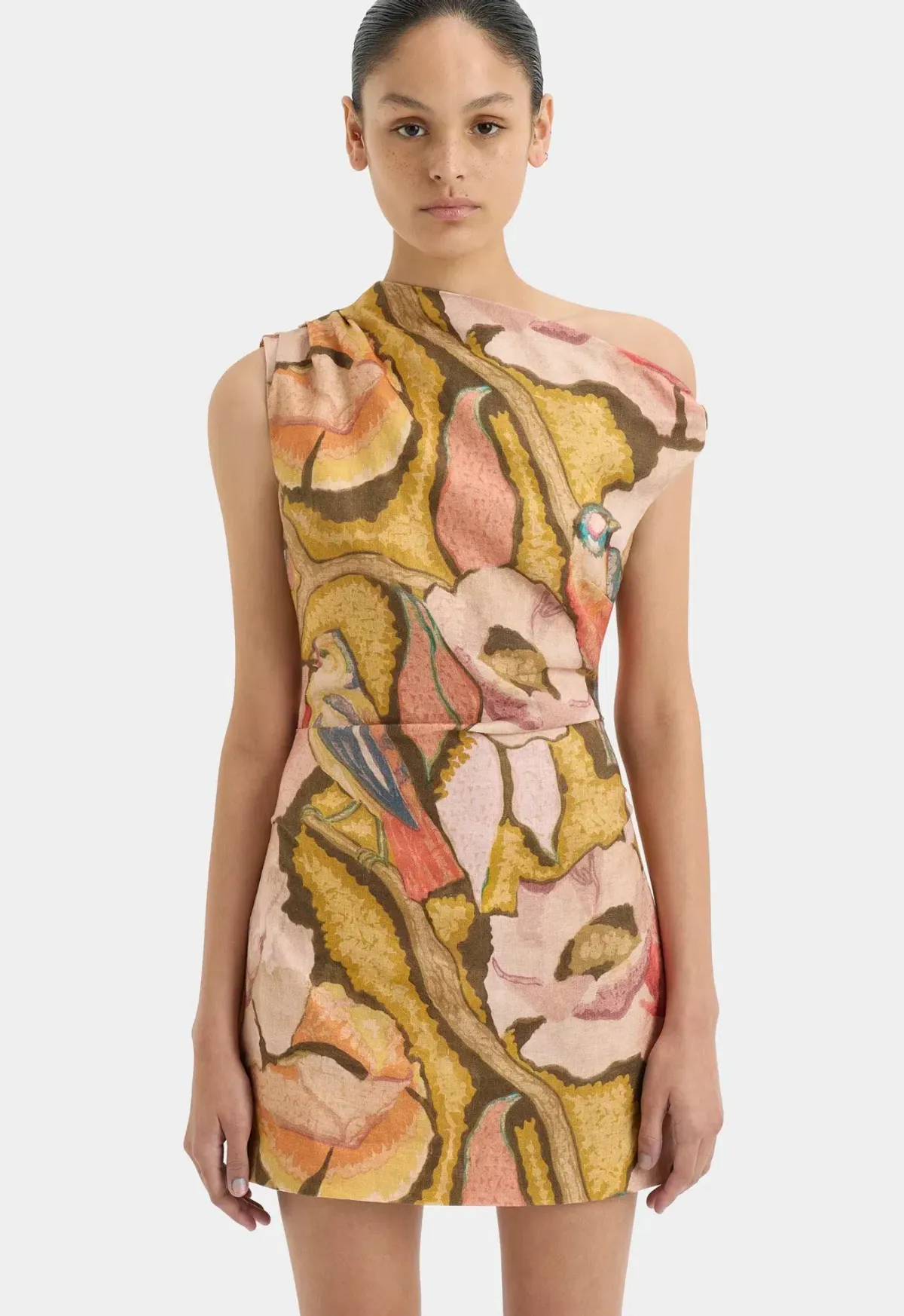 Sir the Label Talulah Knot Mini Dress Sanderling Floral  Size 10 - Image 2