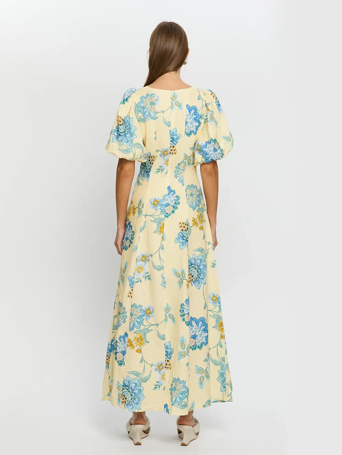 Kivari Giselle Cut Out Maxi Dress Floral Size 12 - Image 2