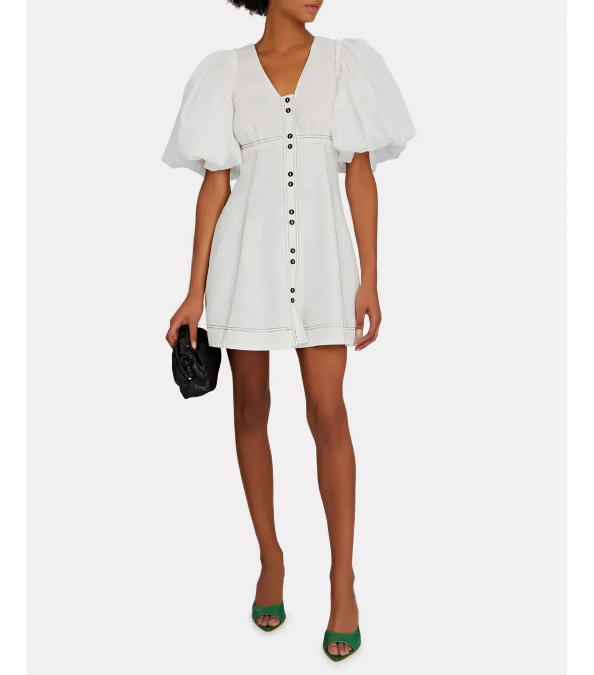 Aje Cherished Mini Dress Ivory Size 10 - Image 1