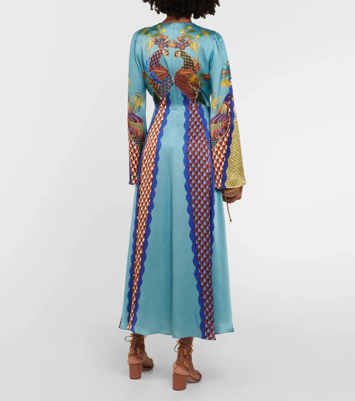 ALEMAIS Gilly Flare Sleeve Dress Multi Size AU 10 - Image 10