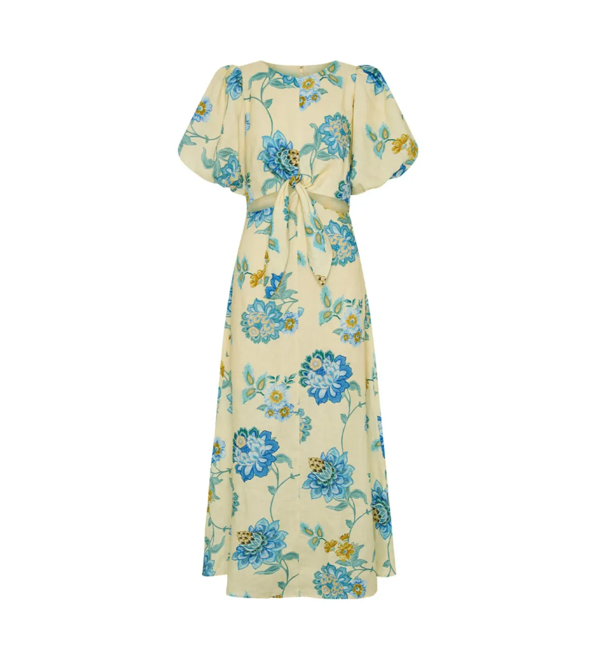 Kivari Giselle Cut Out Maxi Dress Floral Size AU 14 - Image 5