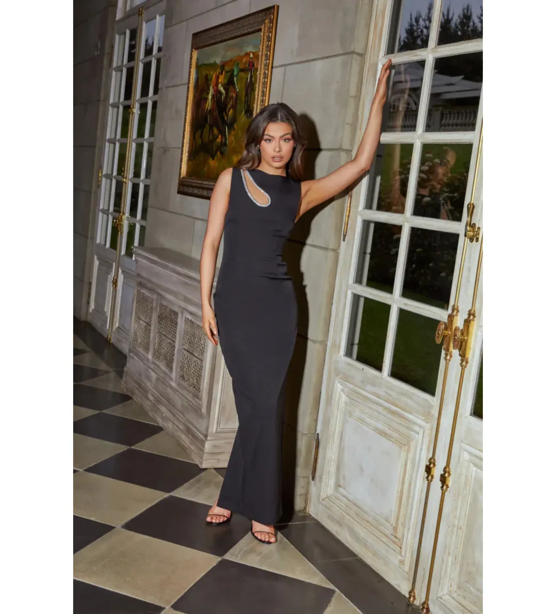 Bianca & Bridgett Valencia Dress Black Size AU 10 for rent on The Volte - main image