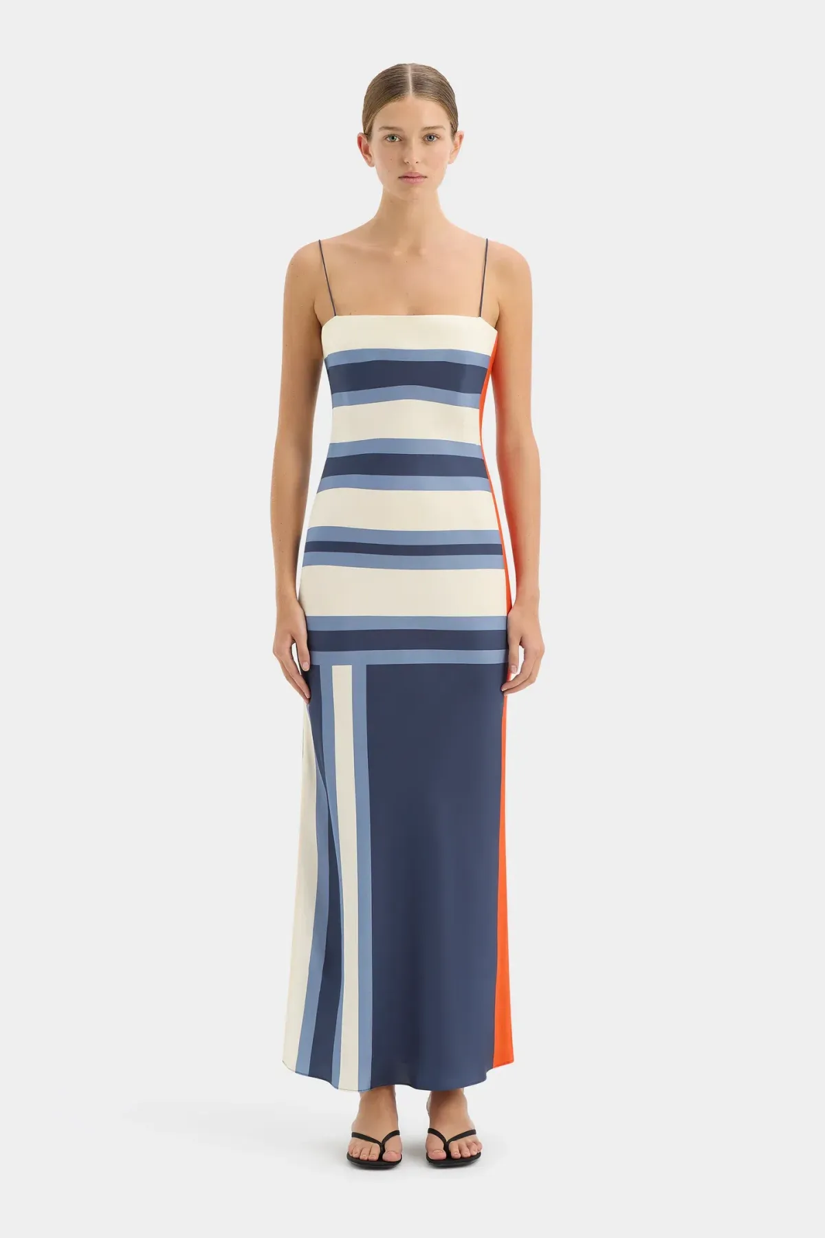 Sir the Label Dazed Slip Dress Studio Print Size 10 - Image 1