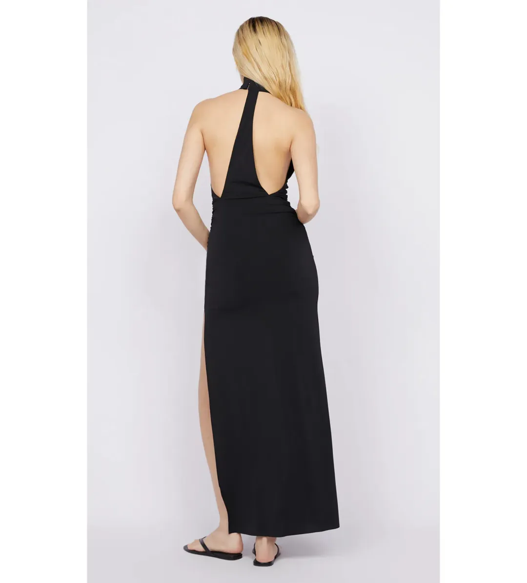 Bec & Bridge Larsen Racer Midi Dress Black Size XS / AU 6 for rent on The Volte - main image