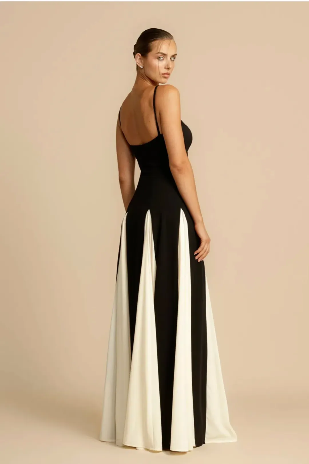 Arcina Ori Paloma Dress Black/White Size AU 6 for rent on The Volte - main image