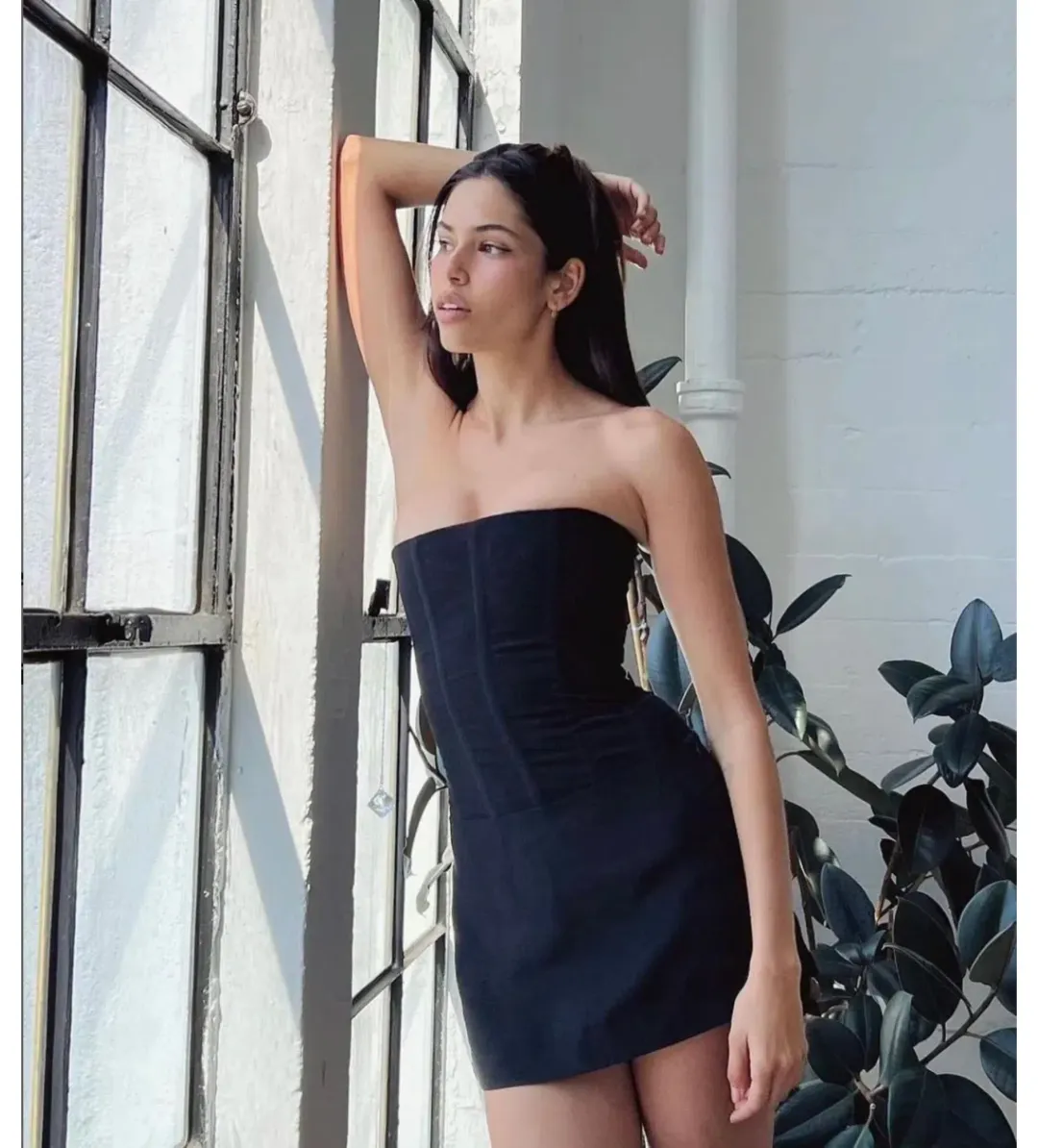 Are You Am Sunniva Corset in Black Size AU 10  for rent on The Volte - main image