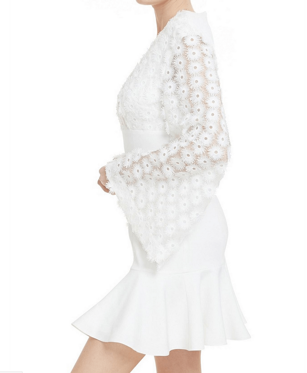 Keepsake Cross Your Mind Long Sleeve Mini Dress Size Medium for rent on The Volte - main image