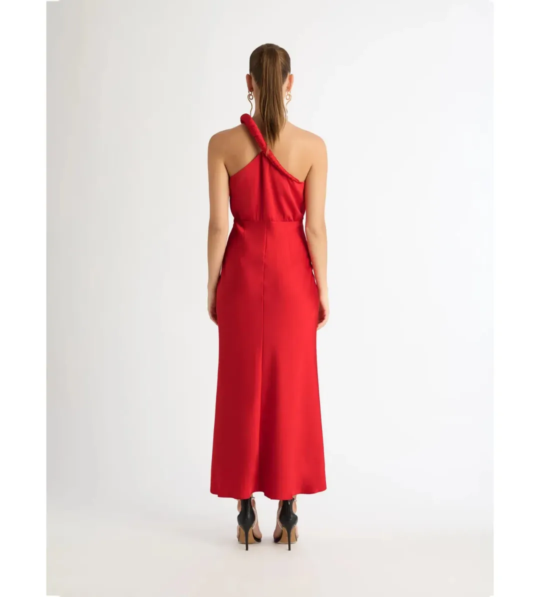 Sheike Naomi Maxi Dress in Red Size AU 12 for rent on The Volte - main image