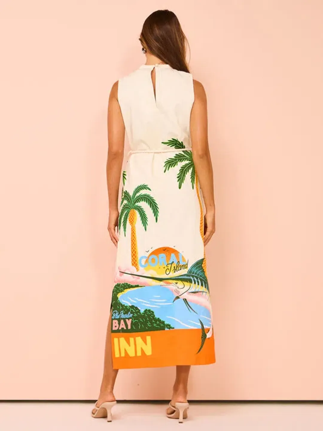 Alemais Samaki Midi Dress Multi Size 14  for rent on The Volte - main image