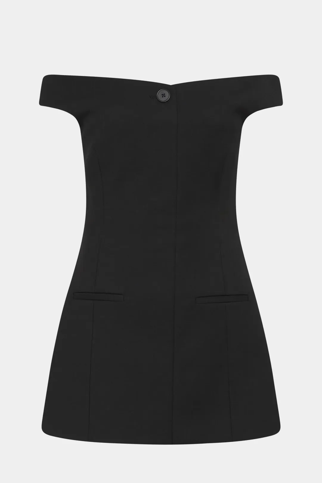 Sir The Label Sandrine Off Shoulder Mini Dress Black Size 6 for rent on The Volte - main image