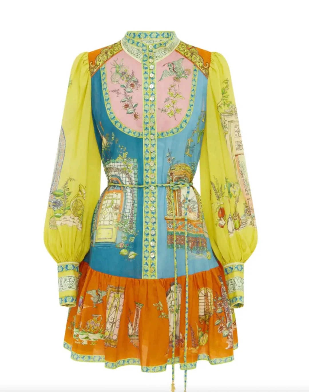 Alémais Monte Mini Dress Multi Size 16 for rent on The Volte - main image