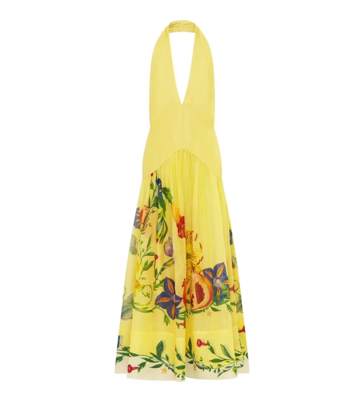Alemais Dahlia Halter Gown Yellow Size AU 10 - Image 4